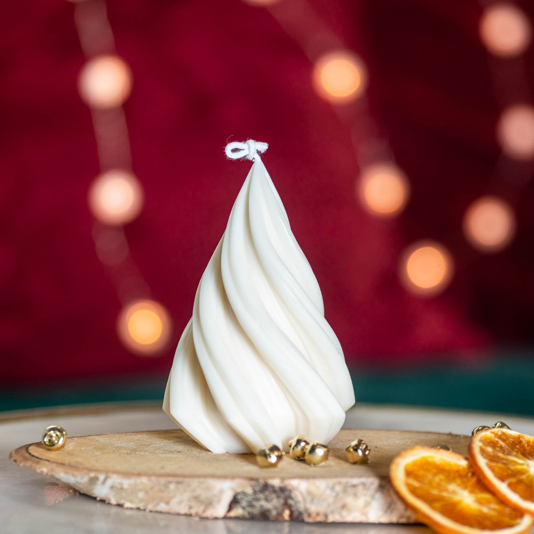 Świeca Choinka - Swirl