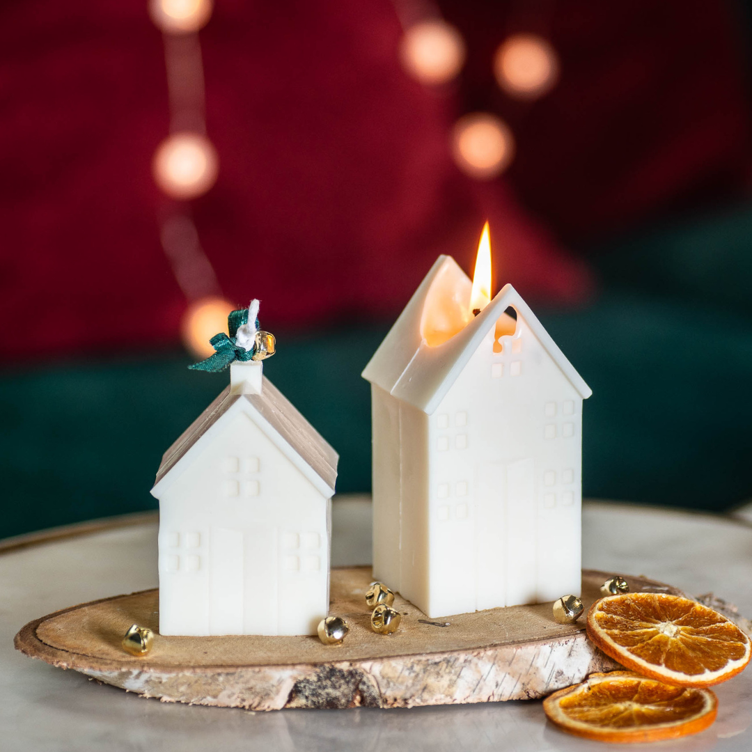 Zestaw świec Domki (Duży + Mały)